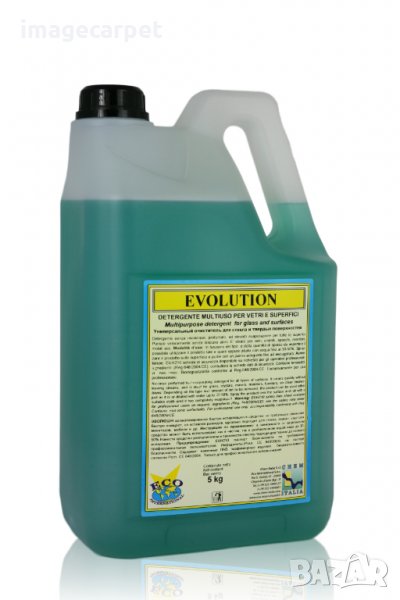 Многофункционален почистващ препарат за стъкло и миещи се повърхности концентрат 5 кг EVOLITION, снимка 1