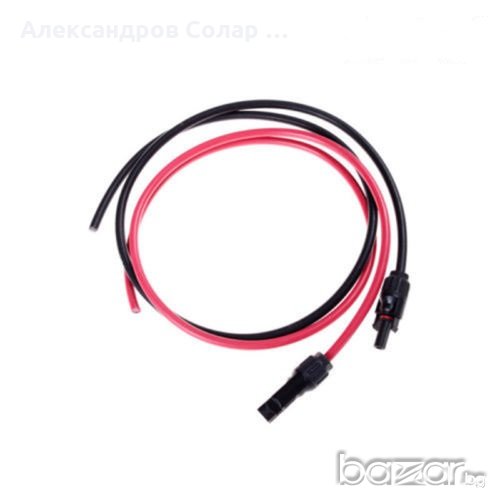 Кабели за соларен панел с МС4 конектори, чифт, снимка 1