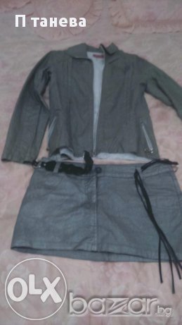 Сребърен дамски костюм, снимка 1