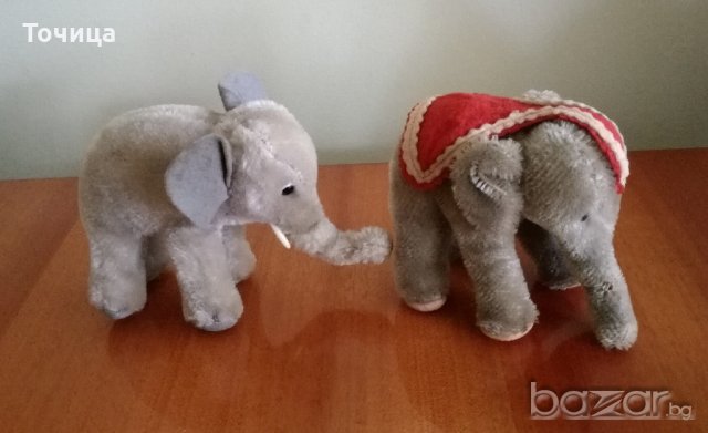 50-60 години Стари играчки слончета Steiff -цени в обявата, снимка 2 - Колекции - 19989636