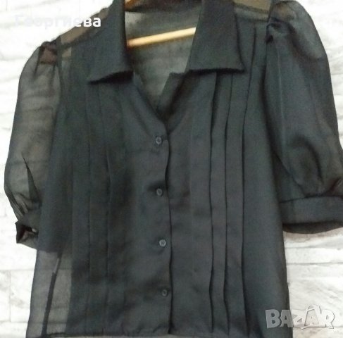Нежен комплект от риза и потник с бродерия , снимка 1 - Ризи - 24963864