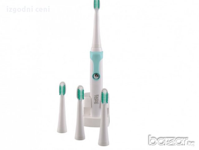 Ел.четка за зъби KEMEI KM-970 с 4 заменяеми глави и вградена батерия, снимка 4 - Други - 16742376