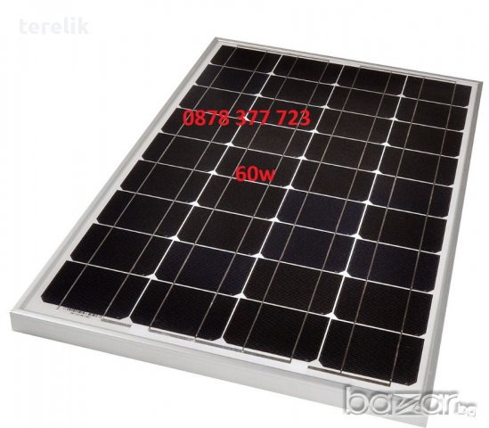 СОЛАРЕН ПАНЕЛ 100W / Solar panel 100W Соларни панели / Слънчев панел, снимка 1 - Други стоки за дома - 14410579