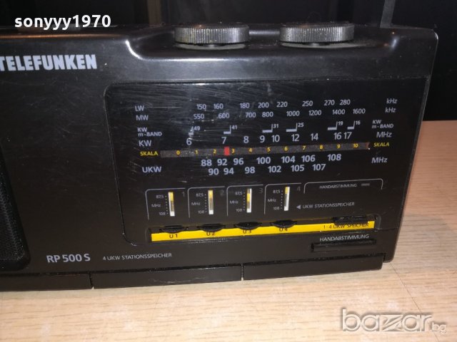 telefunken rp500s receiver-внос германия-32х13х7см, снимка 6 - Ресийвъри, усилватели, смесителни пултове - 20897703
