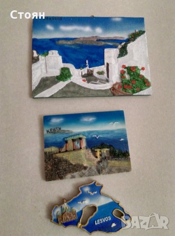 Голями и по малки сувенири-магнити от острови на Гърция, снимка 5 - Декорация за дома - 22848394
