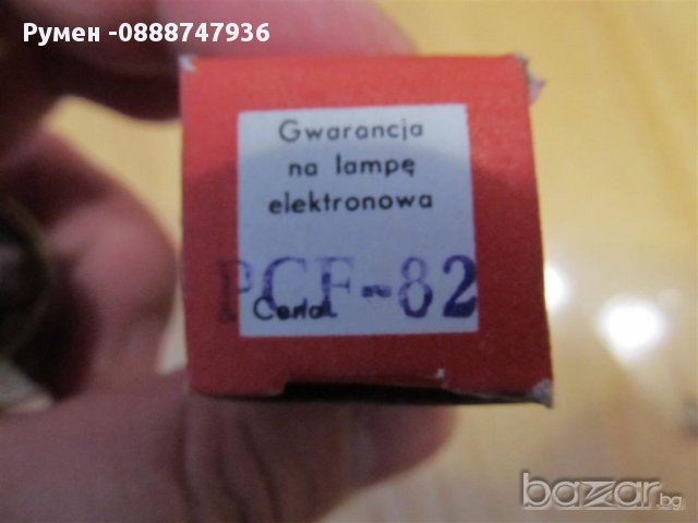Радио лампа, радио лампи PCF82 - Unitra - нова , снимка 3 - Аудиосистеми - 12947539