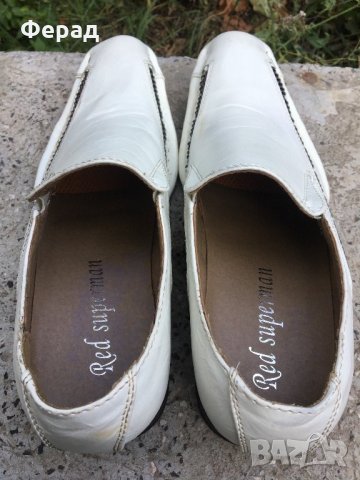 Нови мъжки обувки от естествена кожа Red superman, снимка 7 - Официални обувки - 22557369