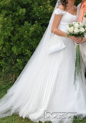 дизайнерска булченска рокля и аксесоари, снимка 8 - Рокли - 6873652