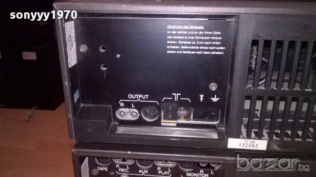 telefunken-tuner+deck+amplifier-ретро комплект-внос швеицария, снимка 16 - Ресийвъри, усилватели, смесителни пултове - 17998705