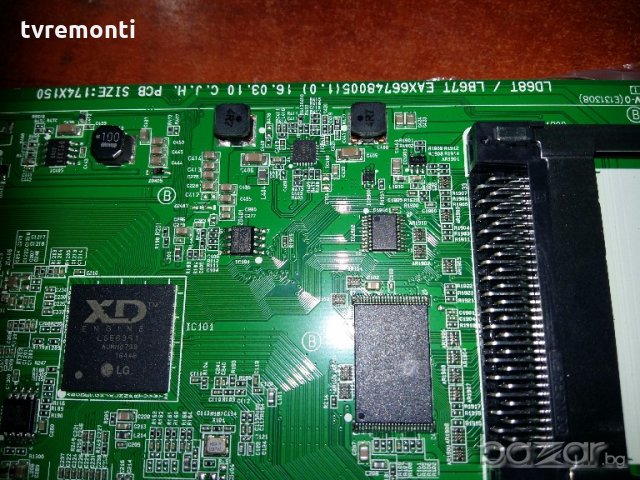 Mainboard EAX66748005 (1.0) EBT000-01PW, снимка 2 - Части и Платки - 18812680