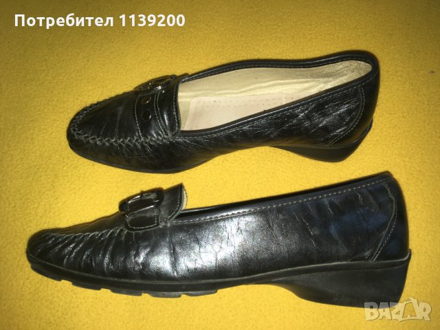  Boissy 36 естествена кожа френски дамски обувки анатомична стелка