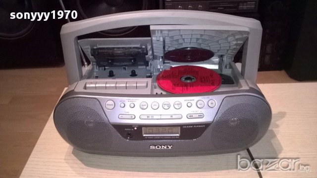Sony cfd-s05 cd/tuner/cassette/aux-внос швеицария, снимка 9 - Радиокасетофони, транзистори - 15264351