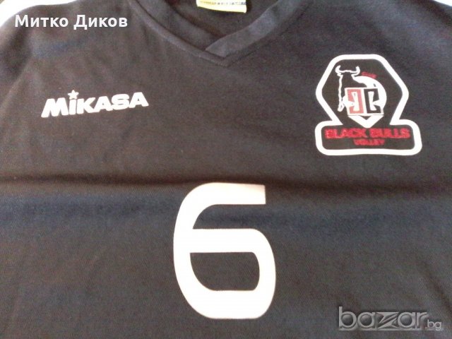 Волейболна тениска Микаса №6 Романо на Блак Булс, снимка 3 - Волейбол - 21154370