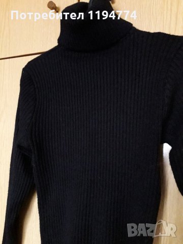 Поло с ефект дантела, снимка 4 - Блузи с дълъг ръкав и пуловери - 24355911