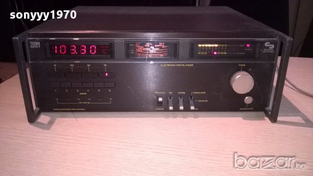 schneider team-6070t hi-fi retro tuner-внос швеицария, снимка 3 - Ресийвъри, усилватели, смесителни пултове - 12728438