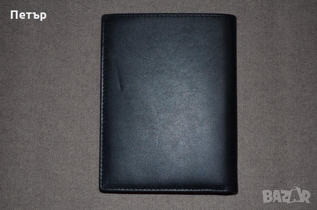 "Mano 1919" Linea M15808 черен вертикален портфейл до 11 карти, снимка 3 - Портфейли, портмонета - 23113478