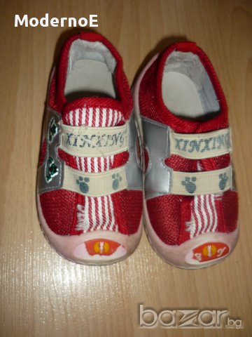 Платнени пролетни обувки, снимка 2 - Детски маратонки - 14015972