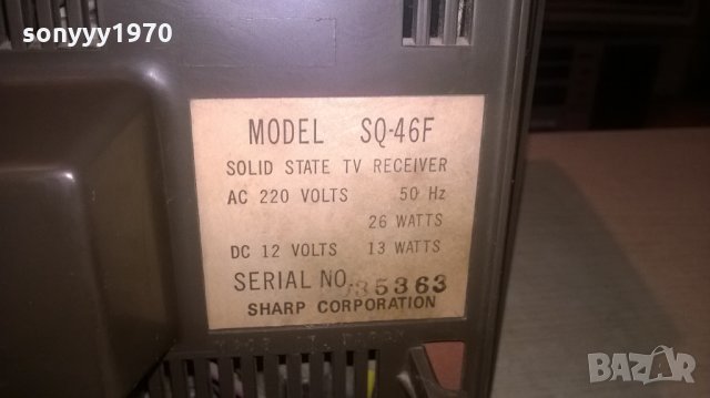 sharp model sq-46f solid state 9-внос швеицария, снимка 14 - Телевизори - 25589731