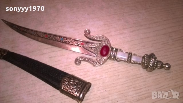 нож/кама с кания-внос швеция-24х5см, снимка 7 - Колекции - 25822471