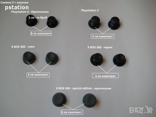 PS4 Dualshock 4 /PS3/XBOX 360/PS2/Nintendo > Аналог и резервна част, снимка 3 - PlayStation конзоли - 23790733