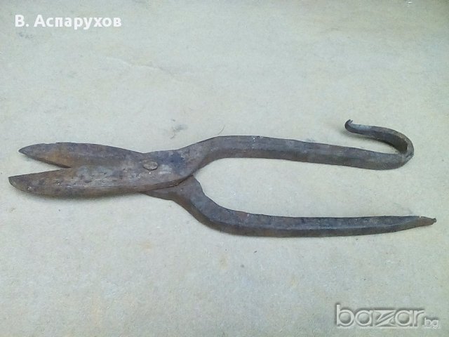 Стара ножица за  ламарина 