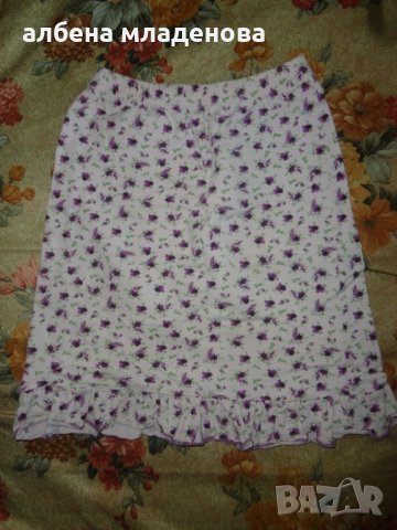 детска пола на лилави цветя, снимка 1