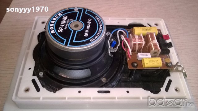 B&w/monacrch 60w/8ohm-профи колона за вграждане-внос швеицария, снимка 4 - Тонколони - 17566174