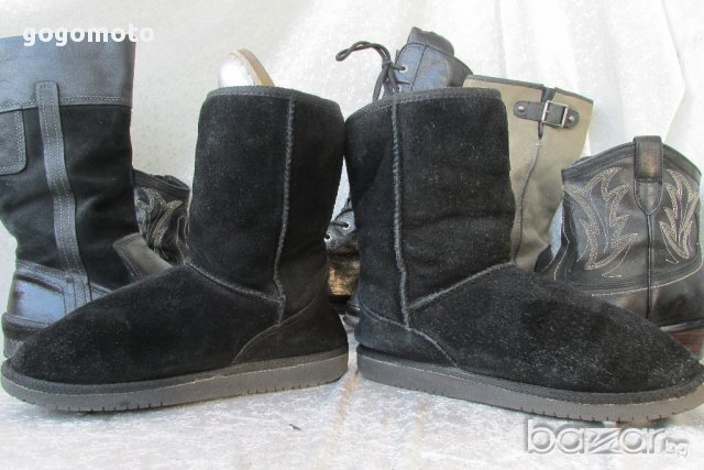 UGG,K&M boots аналог на UGG,39 топли унисекс боти-естествен велур,естествена вълна,GOGOMOTO.BAZAR.BG, снимка 8 - Дамски боти - 16860827