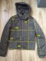Дамско яке LEE COOPER оригинал, S, зелено, лъскаво, с качулка, с вата, щрик със СРЕБЪРНИ нишки, НОВО, снимка 2