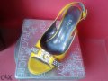 Gianni-оригинални-естествен лак инкрустирани с камъни, снимка 1 - Дамски ежедневни обувки - 12468268