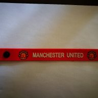 силиконова гривна на Manchester United, снимка 1 - Спортна екипировка - 16756831