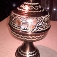 Красива ваза-25х13см-внос швеицария, снимка 1 - Антикварни и старинни предмети - 17409093