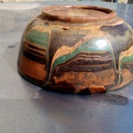 Старинна керамична паница, снимка 5 - Антикварни и старинни предмети - 17560766