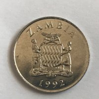 25 нгве Замбия 1992, снимка 1 - Нумизматика и бонистика - 25854585