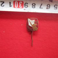 Стара значка знак Труд Учение бронз емайл , снимка 2 - Колекции - 25471538