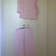 Дамски комплект от лен - панталон и сако, снимка 2 - Костюми - 15709163
