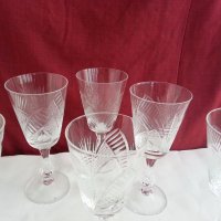 кристални чаши за ракия вино уиски коняк, снимка 3 - Сервизи - 20115230