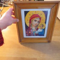 Православна икона Света Богородица с Младенеца, Дева Мария за здраве и благополучие , снимка 1 - Картини - 24999306