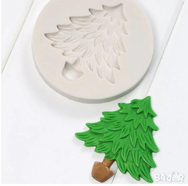 Широка елха в саксия силиконов молд форма за декорация и украса торта фондан, снимка 1