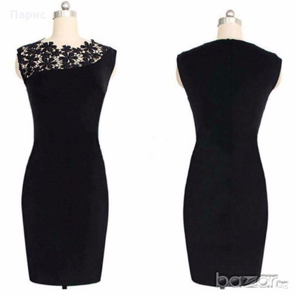 рокля / празник/ стил/ черно, снимка 1