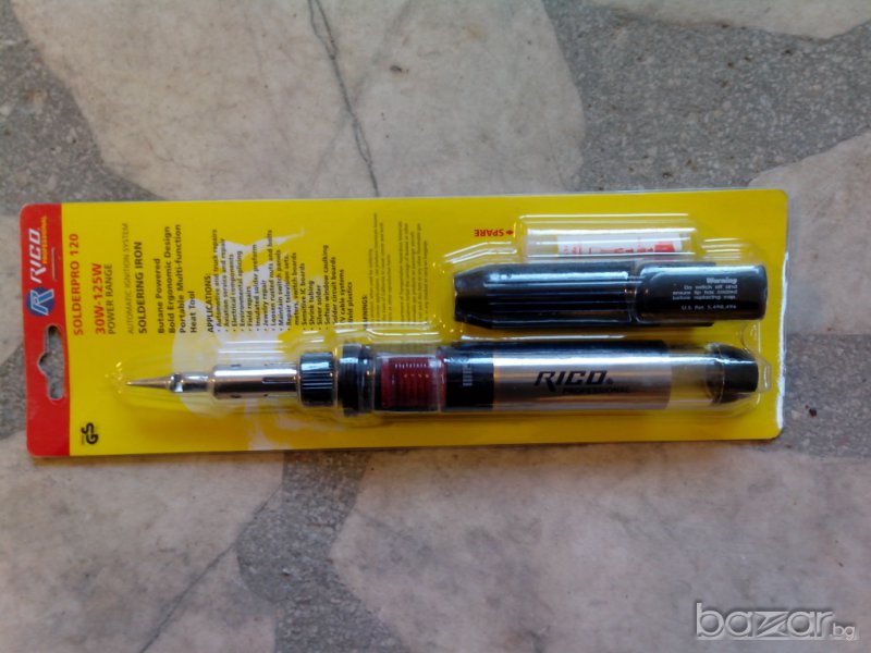 Промоция!!! Поялник газов Рико на блистер, снимка 1