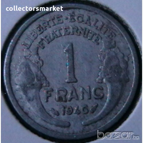 1 франк 1946, Франция, снимка 1