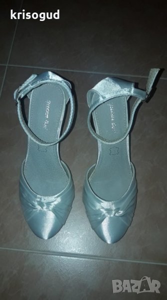 Елегентни официални сатенени обувки, НОВИ! Номер: 38, снимка 1