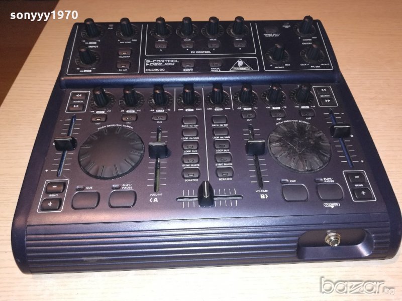 behriner bcd2000 b-control deejay-usb midi dj controller from uk, снимка 1