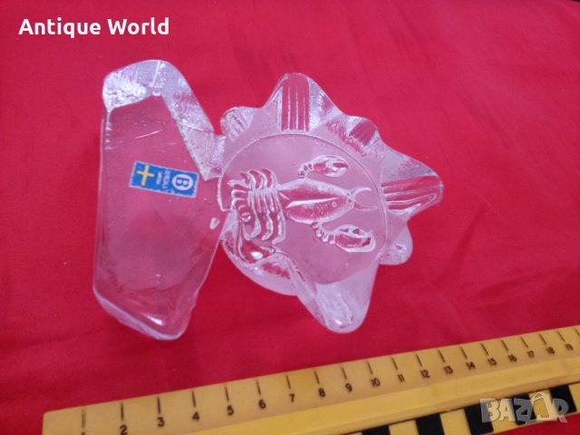 Преспапие , Статуетка Кристално Стъкло СКОРПИОН, снимка 3 - Антикварни и старинни предмети - 24475832