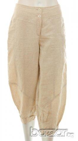 Дамски ленени бермуди S, снимка 1 - Къси панталони и бермуди - 20900914