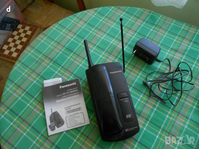 безжичен стационарен телефон Panasonic, снимка 2 - Стационарни телефони и факсове - 23619567