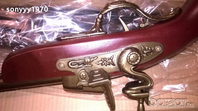 ретро пищов-33см-запалка с поставка-внос швеицария, снимка 4 - Колекции - 19547456