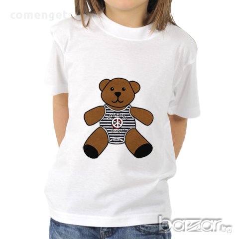 Уникална тениска с принт Teddie Bear! Създай модел по Твой дизайн, свържи се нас!, снимка 4 - Детски тениски и потници - 11851315