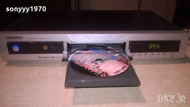 samsung dvd-hr721xeg hdd & dvd recorder-внос швеицария, снимка 3 - Плейъри, домашно кино, прожектори - 23937349